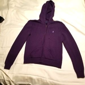 Ralph Lauren Lightweight Knit Sweater w/ Hood